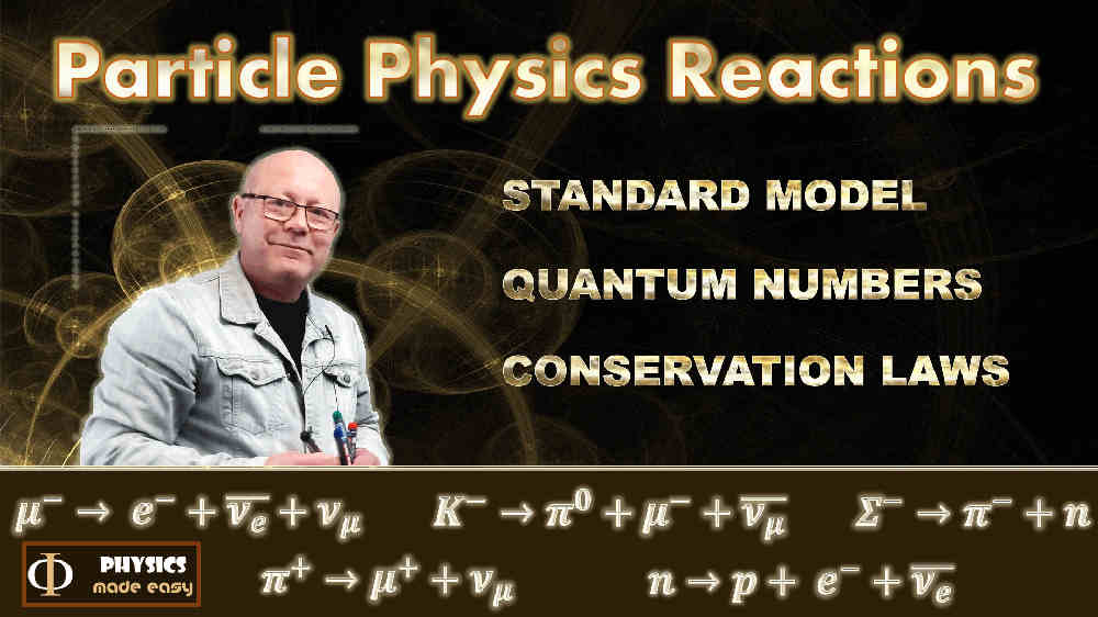 Particle Physics Reactions: a mini-course in particle physics for high school students