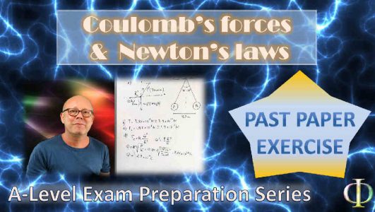 Coulomb's Force and Newton's Laws (High School Physics)